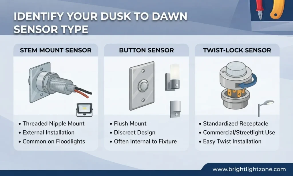 identify your dusk to dawn sensor type